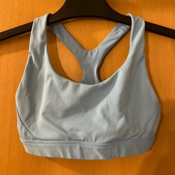 Athleta Women’s Ultimate Sports Bra Activewear Athletic Baby Blue Size XS - Picture 3 of 9